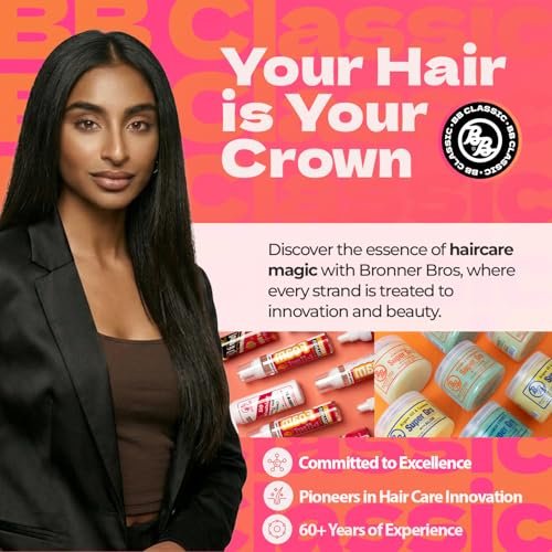Bronner Bros BB Foam Wrap Lotion - Moisturizing Foaming Wrap with Olive Oil for Natural & Relaxed Hair - Alcohol-Free, No Flaking or Build-Up, Define Curls, Style Roller Sets & Finger Waves - 8 oz - görsel 14