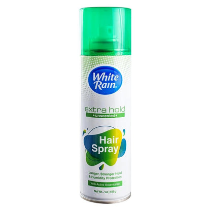 White Rain Aerosol Hairspray Unscented, Extra Hold - 7 oz (Pack of 2) Avelisse
