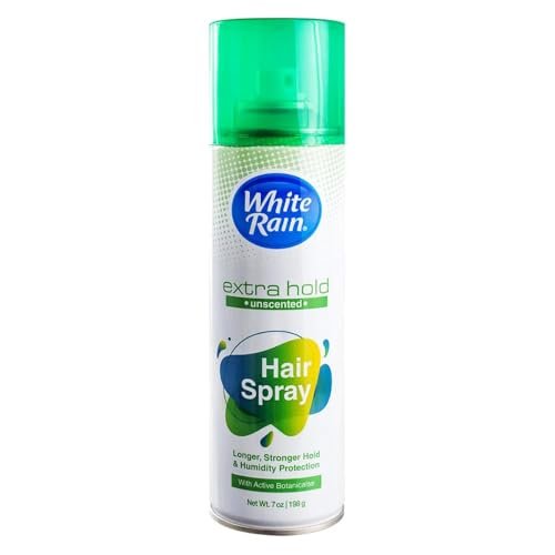 White Rain Aerosol Hairspray Unscented, Extra Hold - 7 oz (Pack of 2) Avelisse