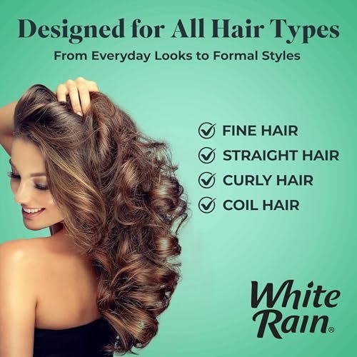 White Rain Aerosol Hairspray Unscented, Extra Hold - 7 oz (Pack of 2) Avelisse