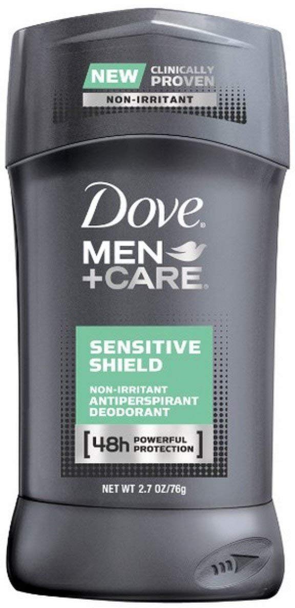 Dove Men+Care Antiperspirant Deodorant Sensitive Shield 2.7 oz (Pack of 6) – 48-Hour Odor & Wetness Protection for Sensitive Skin Avelisse