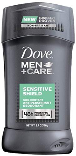 Dove Men+Care Antiperspirant Deodorant Sensitive Shield 2.7 oz (Pack of 6) – 48-Hour Odor & Wetness Protection for Sensitive Skin Avelisse