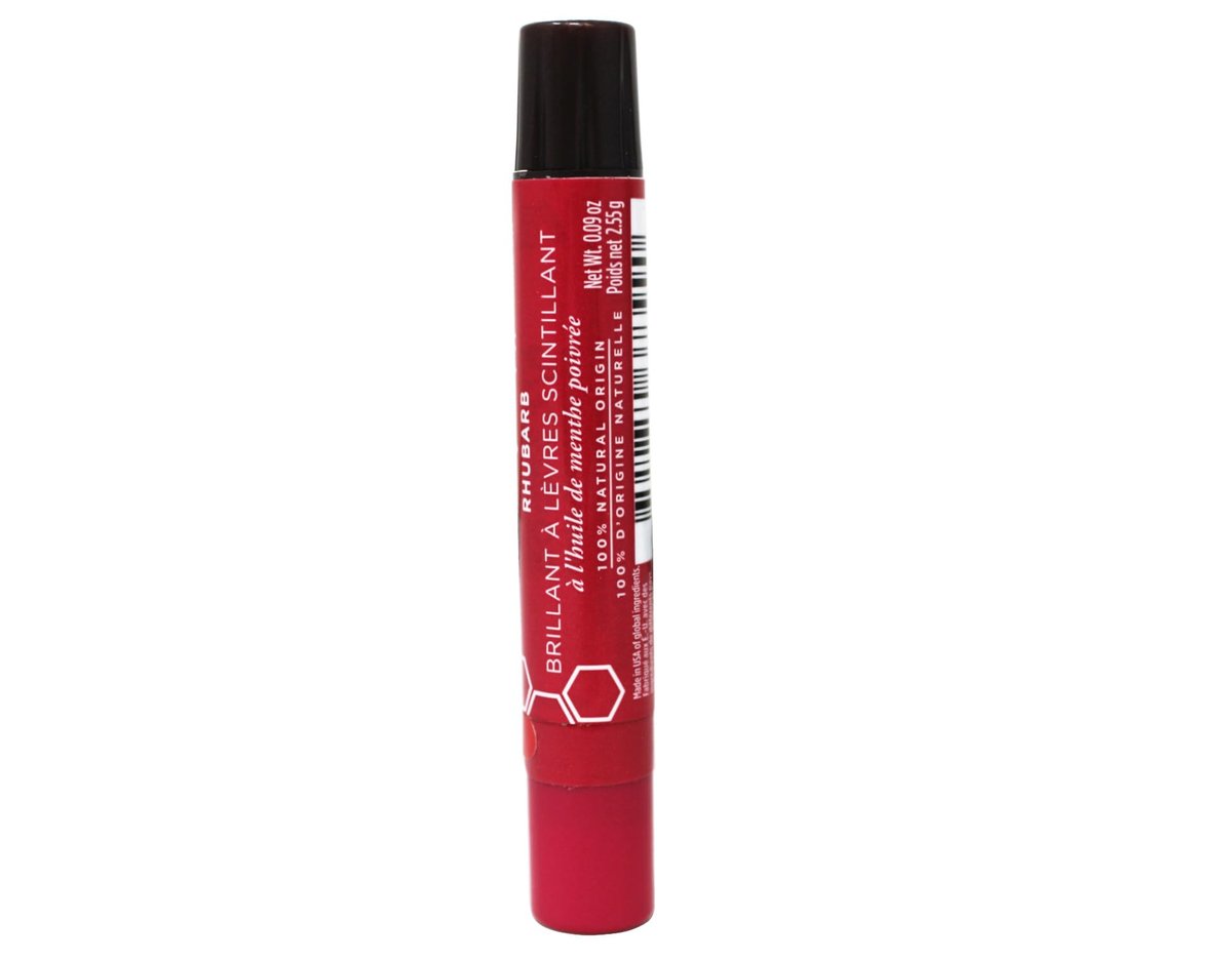 Burt's Bees Lip Shimmer Rhubarb - 0.09 oz (Pack of 3) - Moisturizing Tinted Lip Balm - görsel 7