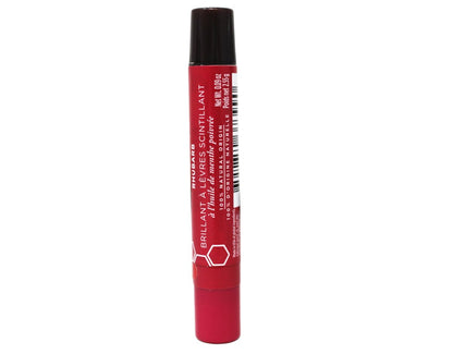 Burt's Bees Lip Shimmer Rhubarb - 0.09 oz (Pack of 3) - Moisturizing Tinted Lip Balm