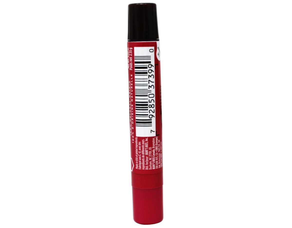 Burt's Bees Lip Shimmer Rhubarb - 0.09 oz (Pack of 3) - Moisturizing Tinted Lip Balm - görsel 5