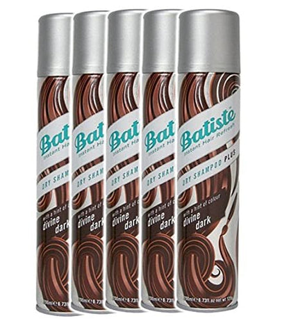 Batiste Dry Shampoo Dark & Deep Brown 6.73 oz - Pack of 5 Avelisse