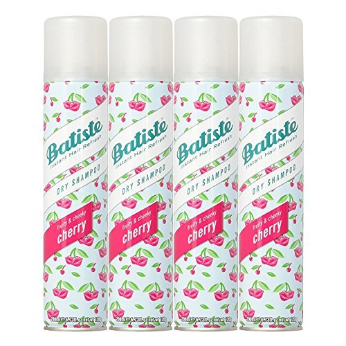 Batiste Dry Shampoo Cherry 6.73 oz (Pack of 4) – Instant Refresh & Volume Avelisse