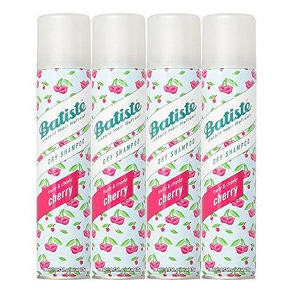 Batiste Dry Shampoo Cherry 6.73 oz (Pack of 4) – Instant Refresh & Volume Avelisse