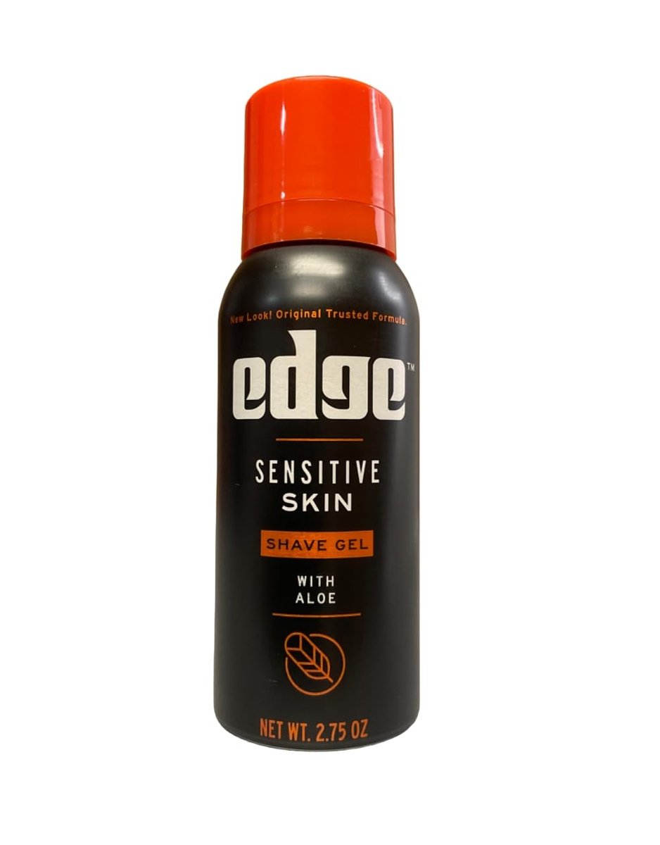 Edge Shave Gel for Sensitive Skin, 2.75 oz (Pack of 5) – Soothing, Alcohol-Free Formula Avelisse