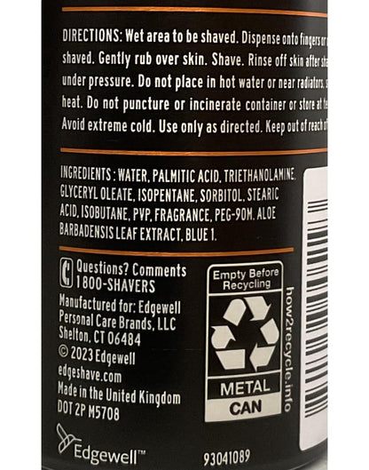 Edge Shave Gel for Sensitive Skin, 2.75 oz (Pack of 5) – Soothing, Alcohol-Free Formula Avelisse