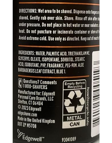 Edge Shave Gel for Sensitive Skin, 2.75 oz (Pack of 5) – Soothing, Alcohol-Free Formula Avelisse