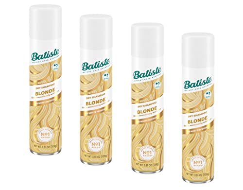 Batiste Dry Shampoo Blonde 3.81oz (Pack of 4) – Refresh & Volumize Hair Avelisse