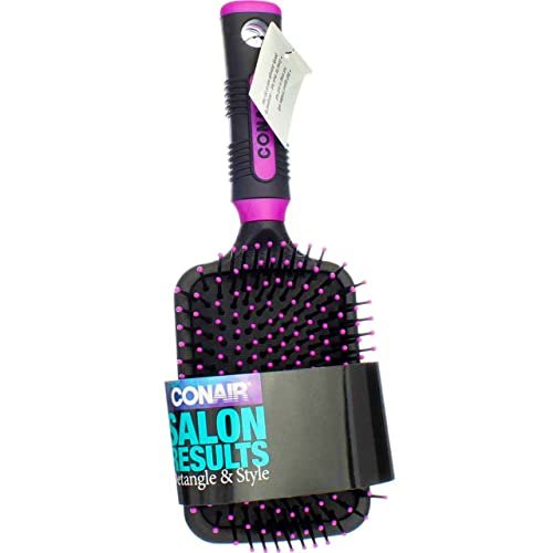 Conair Brush Pro Bulk Paddle Hair Brush – Purple, Nylon Bristles - görsel 6