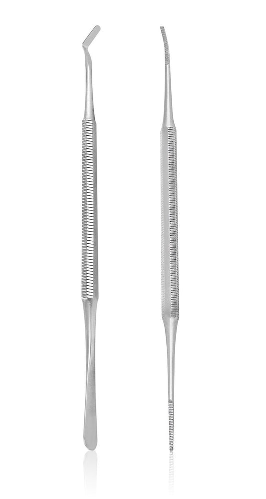 BlueOrchids Pedicure Kit: Premium Stainless Steel Ingrown Toenail Tool Set - Nail File and Lifter for Professional Home Care