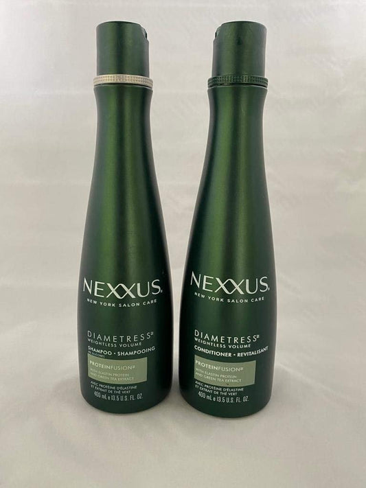 Nexxus Diametress Volumizing Shampoo and Conditioner Set - 13.5 oz Each - Salon-Quality Volume for Fine Hair Avelisse