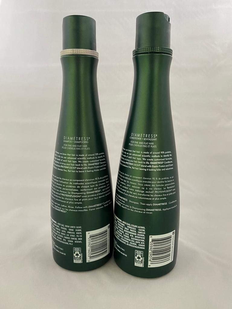 Nexxus Diametress Volumizing Shampoo and Conditioner Set - 13.5 oz Each - Salon-Quality Volume for Fine Hair Avelisse