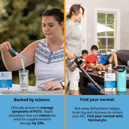 NormaLyte Orange Electrolyte Powder Packets – Clinically Studied Hydration Drink Mix (6 Count)