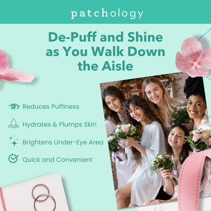 Patchology Under Eye Gel Patches – Soothing Eye Masks for Puffy Eyes, Dark Circles & Eye Bags (5 Pairs)