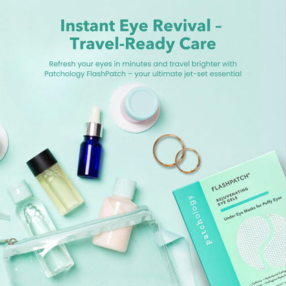Patchology Under Eye Gel Patches – Soothing Eye Masks for Puffy Eyes, Dark Circles & Eye Bags (5 Pairs)