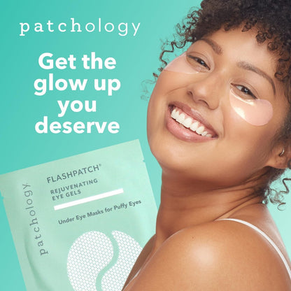 Patchology Under Eye Gel Patches – Soothing Eye Masks for Puffy Eyes, Dark Circles & Eye Bags (5 Pairs)