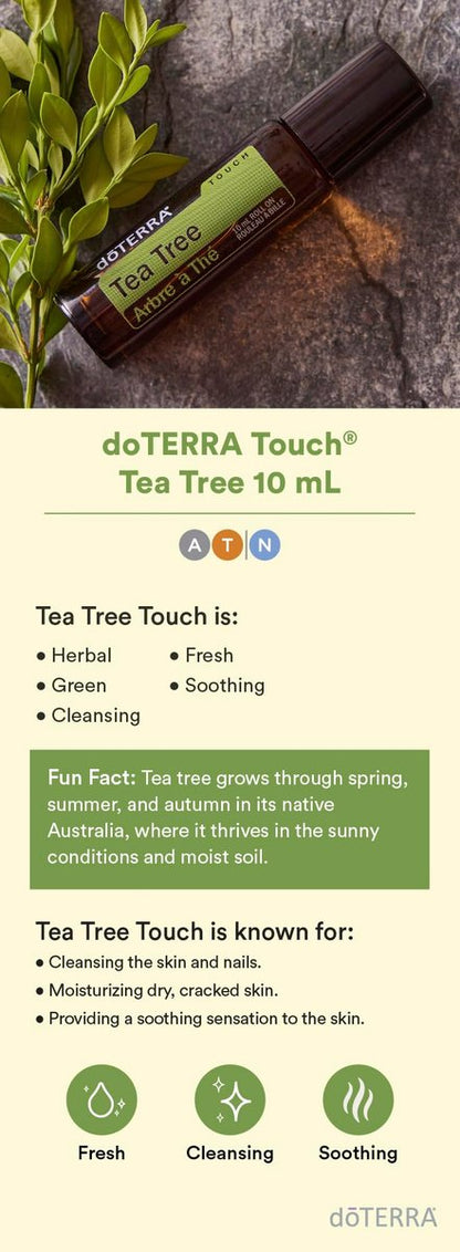 doTERRA Melaleuca (Tea Tree) Touch Essential Oil - 10 mL Roll-On Avelisse