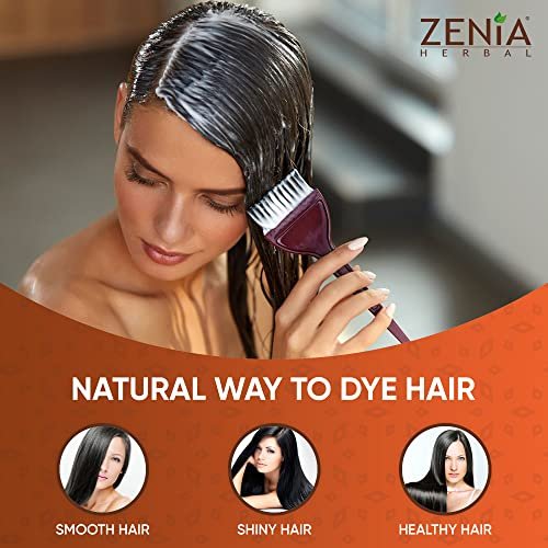 Zenia Indigo Powder & Henna Hair Color Combo Pack – 100g Each for Natural Hair Dye Avelisse