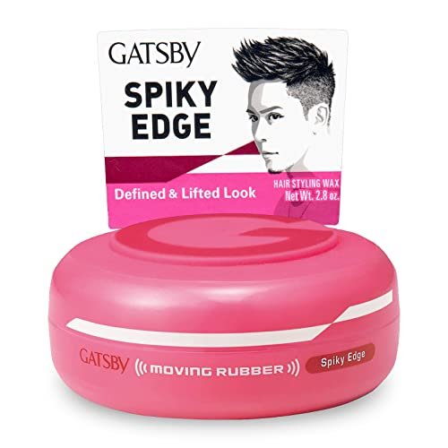 Gatsby Moving Rubber Spiky Edge Hair Wax – Pink, 2.8 oz (80g) – English Version - görsel 2