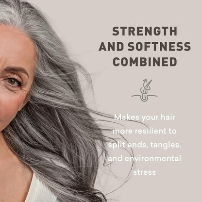 Just Nutritive Gray Hair Conditioner - Natural Gray Hair Treatment for Silver, White & Gray Hair, 16 oz Avelisse