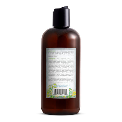 Just Nutritive Gray Hair Shampoo - Natural Gray Hair Treatment for Vibrant, Silver Locks - 16 oz Avelisse