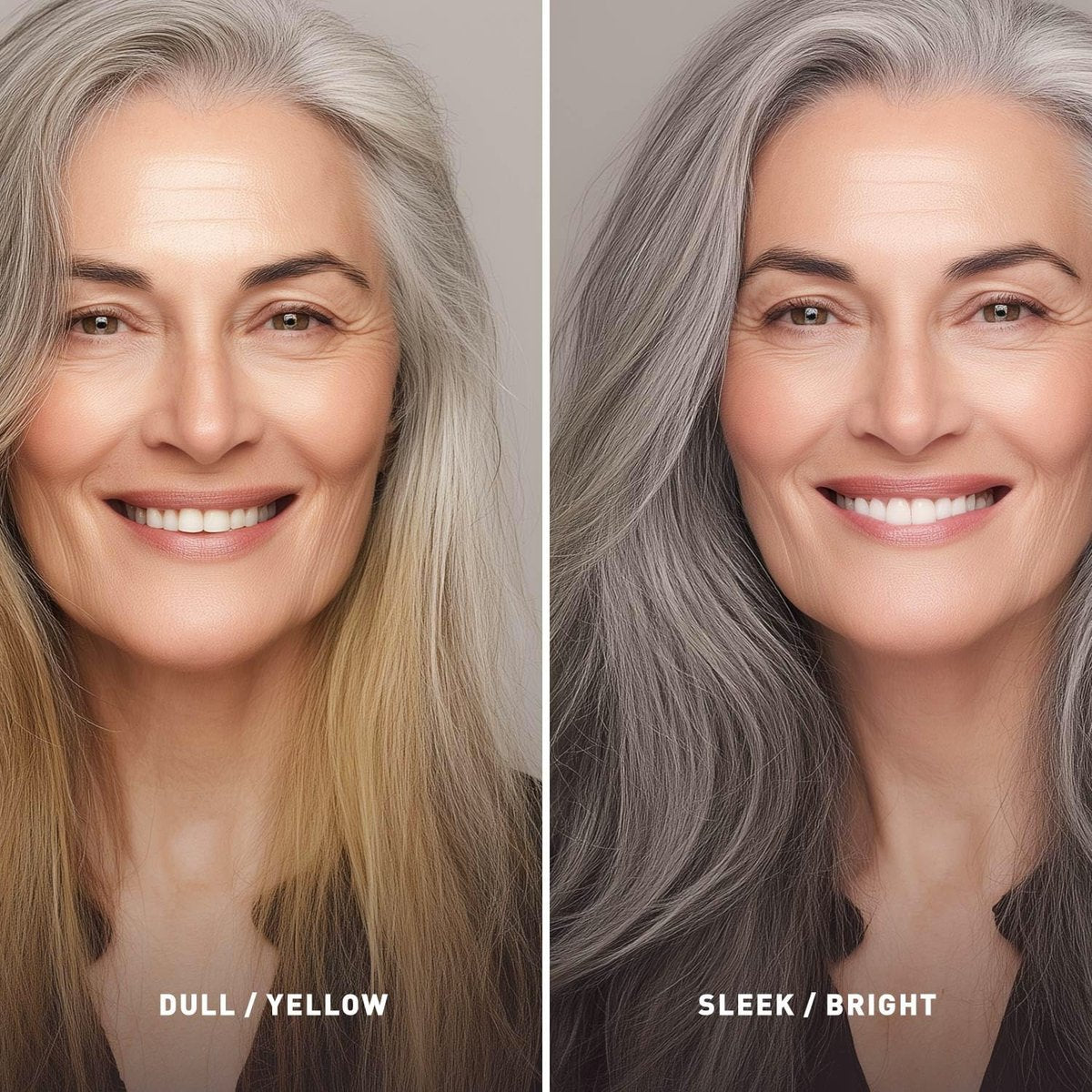 Just Nutritive Gray Hair Shampoo - Natural Gray Hair Treatment for Vibrant, Silver Locks - 16 oz Avelisse