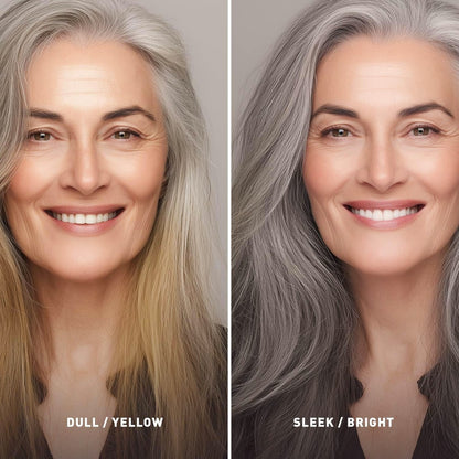 Just Nutritive Gray Hair Shampoo - Natural Gray Hair Treatment for Vibrant, Silver Locks - 16 oz Avelisse