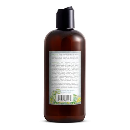 Just Nutritive Gray Hair Shampoo - Natural Gray Hair Treatment for Vibrant, Silver Locks - 16 oz Avelisse