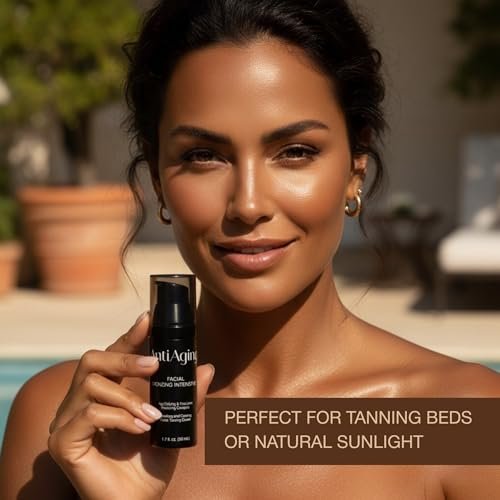 Onyx Anti-Aging Face Tanning Lotion for Tanning Beds – Hydrating Indoor Tanning Lotion with TanTouch, Accelerates Tanning, Anti-Aging Skin Protection, 1.7 fl oz - görsel 8