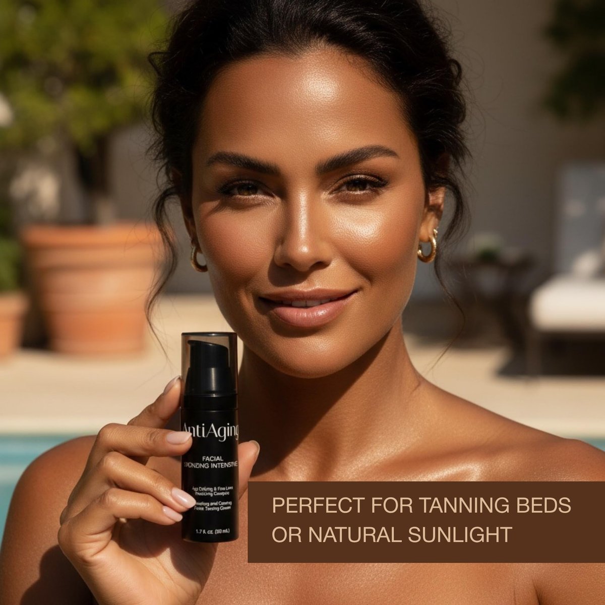 Onyx Anti-Aging Face Tanning Lotion for Tanning Beds – Hydrating Indoor Tanning Lotion with TanTouch, Accelerates Tanning, Anti-Aging Skin Protection, 1.7 fl oz - görsel 7