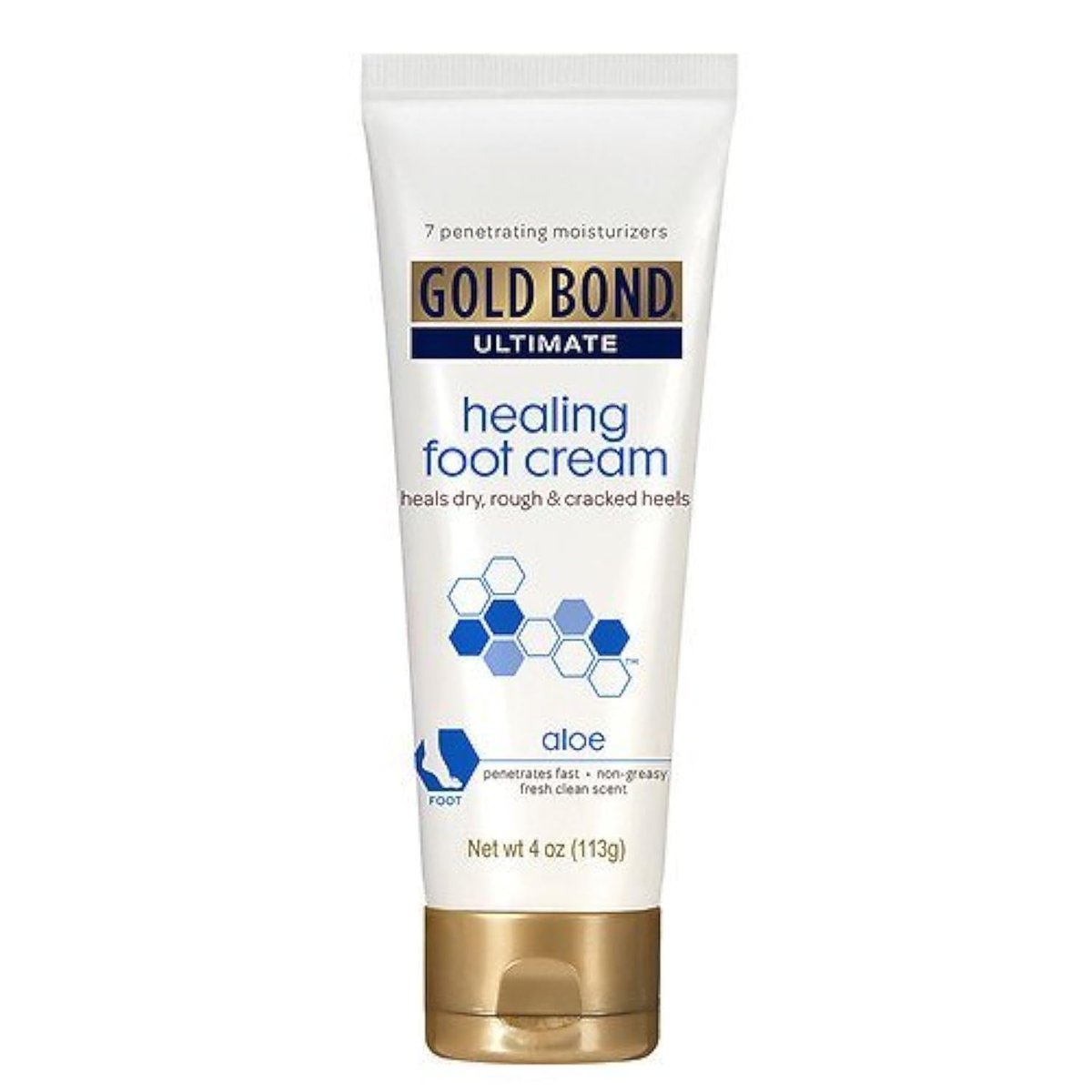 Gold Bond Ultimate Healing Foot Therapy Cream, 4 oz (Pack of 3) - Intensive Moisturizing & Cracked Heel Repair Avelisse