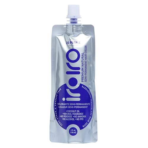 Iroiro 20 Purple Premium Natural Semi Permanent Hair Color - 4 oz - görsel 2