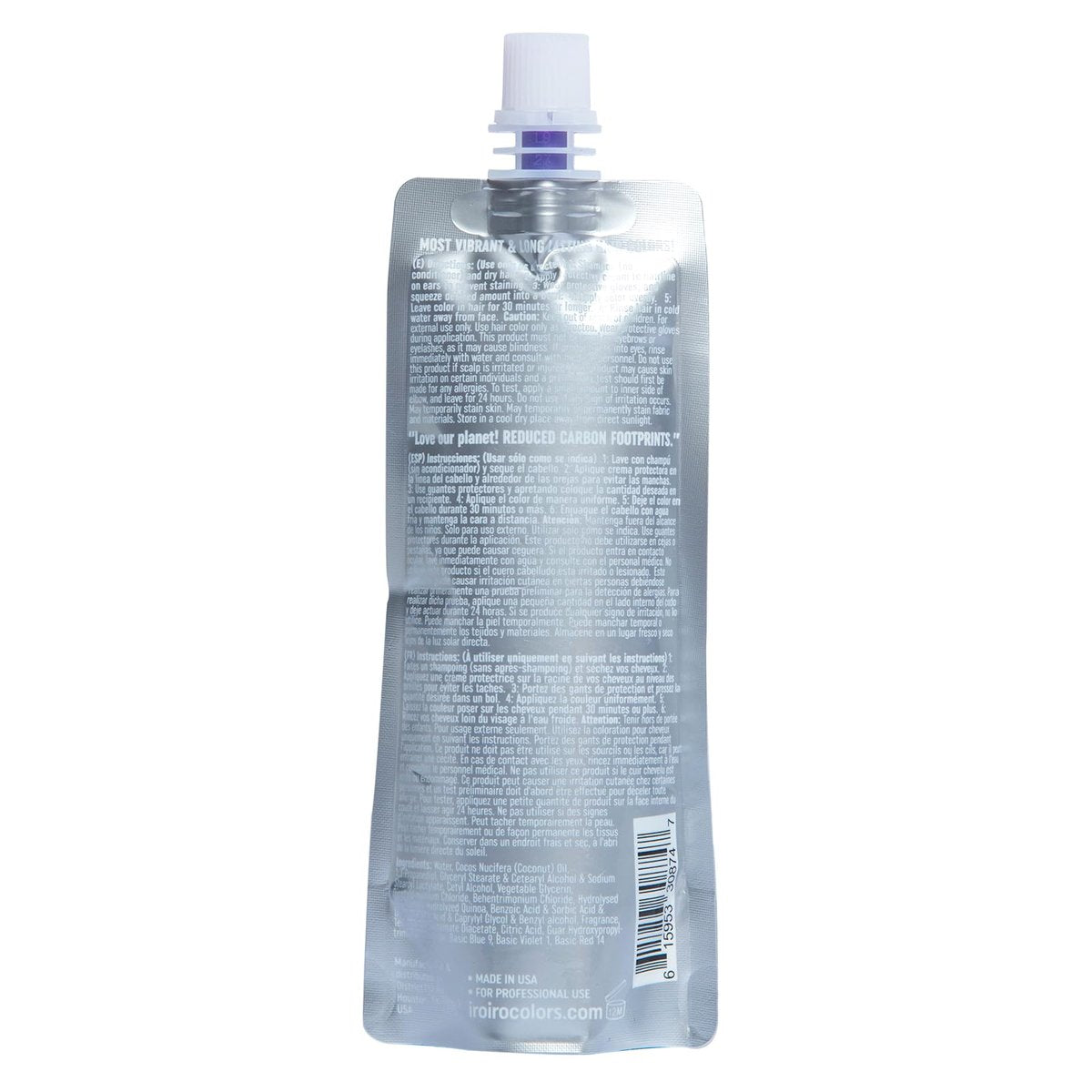 Iroiro 20 Purple Premium Natural Semi Permanent Hair Color - 4 oz - görsel 3