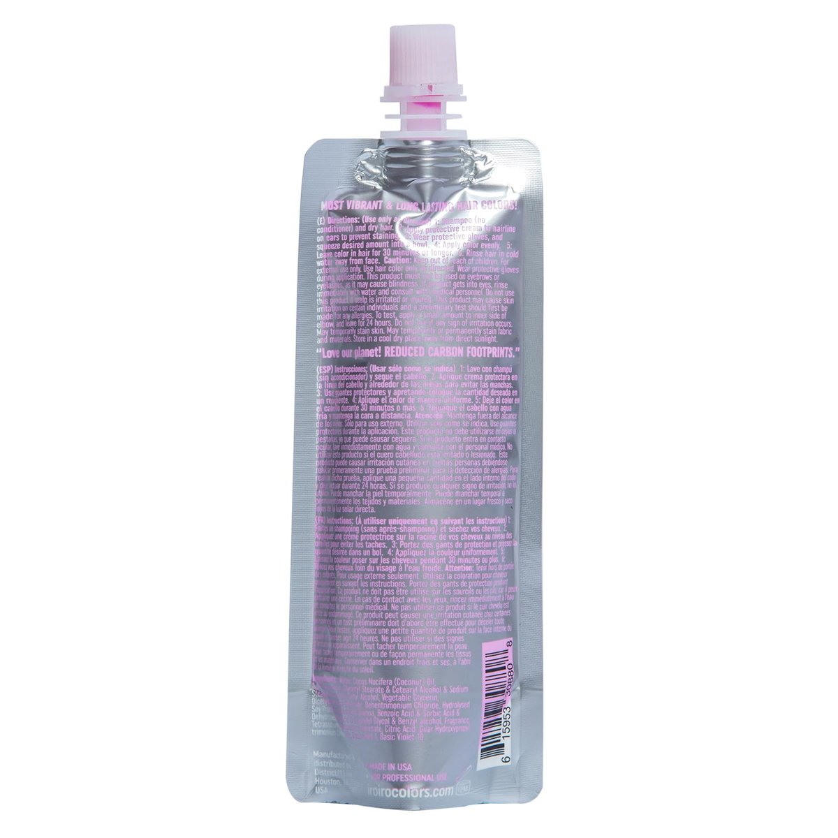 IROIRO Premium Natural Semi-Permanent Hair Color - 70 Pink (4 oz) - görsel 3