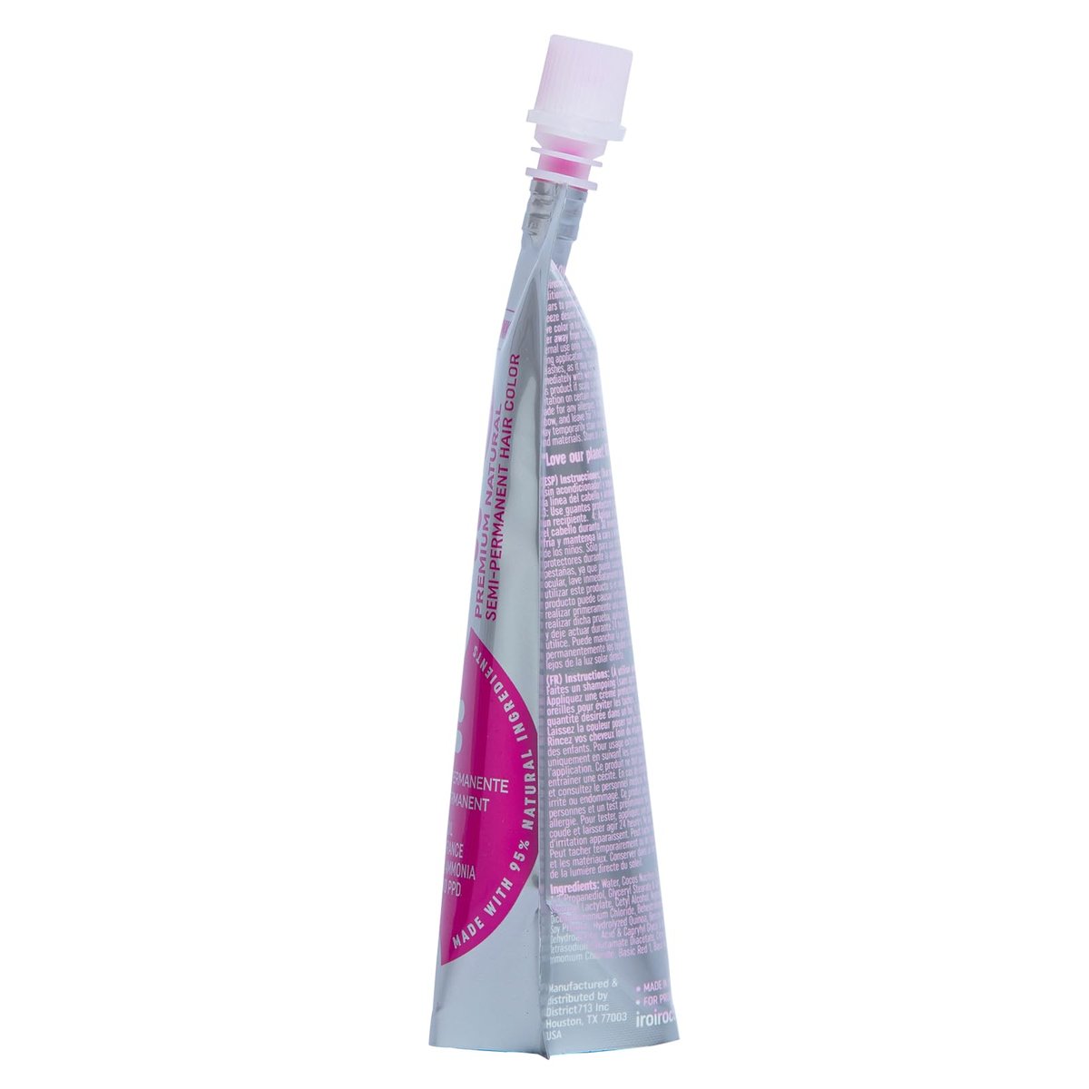 IROIRO Premium Natural Semi-Permanent Hair Color - 70 Pink (4 oz) - görsel 5