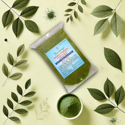 Yauvanya Pure Indigo Powder - 100% Natural, Chemical & Ammonia Free Hair Color (300g, 3 Pack) - görsel 6