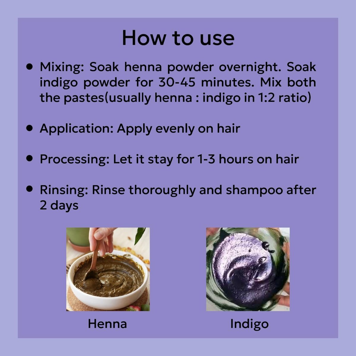 Yauvanya Pure Indigo Powder - 100% Natural, Chemical & Ammonia Free Hair Color (300g, 3 Pack) - görsel 9