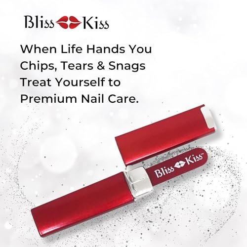 Bliss Kiss Simply Czech Crystal Glass Nail File with Case & Sleeve – Small Gentle Nail File for Natural Nails, Durable Manicure Tool, Perfect Travel Size, Emery Boards Alternative - görsel 16