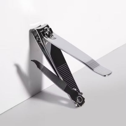 Trim Neat Feet Deluxe Toenail Clipper with File – Stainless Steel, Straight Edge for Tough Nails & Ingrown Nail Care