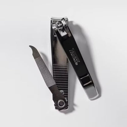 Trim Neat Feet Deluxe Toenail Clipper with File – Stainless Steel, Straight Edge for Tough Nails & Ingrown Nail Care