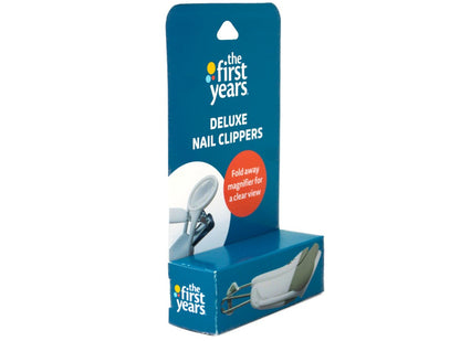 The First Years American Red Cross Deluxe Nail Clipper with Magnifier - Safe Baby Nail Trimming Avelisse