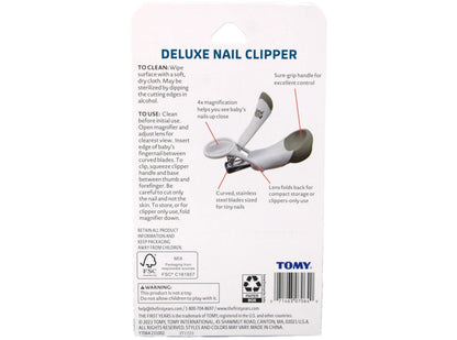 The First Years American Red Cross Deluxe Nail Clipper with Magnifier - Safe Baby Nail Trimming Avelisse