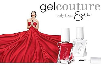 essie Gel Couture Top Coat – Long-Lasting High-Shine Finish, 0.46 fl oz
