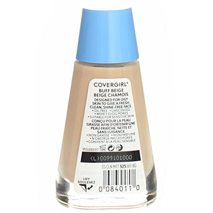 CoverGirl Clean Oil Control Liquid Makeup - Buff Beige 525, 1 fl oz