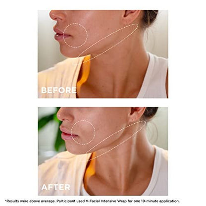 Clarins V-Facial Intensive Wrap Face Mask - Award-Winning Facial Contouring Mask, Visibly Reduces Puffiness & Swelling, Promotes Even Skin Tone, 2.5 Oz Avelisse