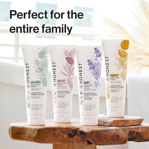 The Honest Company Hydrating Face & Body Lotion – Lavender Calm, Fast Absorbing, Naturally Derived, Hypoallergenic, 8.5 fl oz - görsel 18